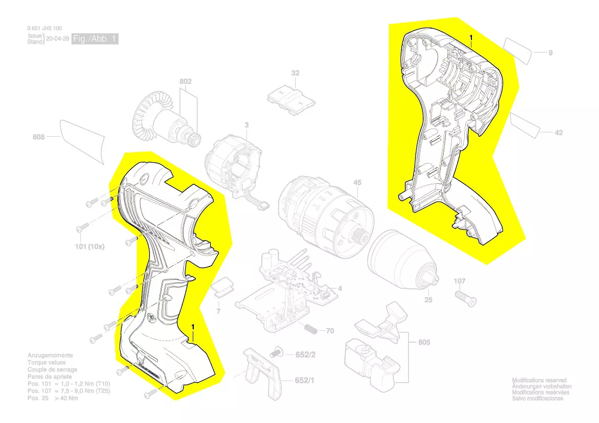 Coquille réf. 1 605 806 5S4 Bosch